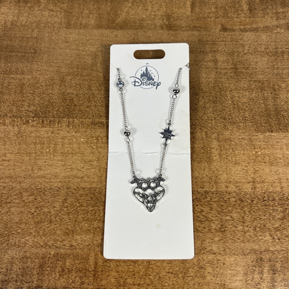 Disney Parks Epcot Figment Silver‎ Toned Necklace